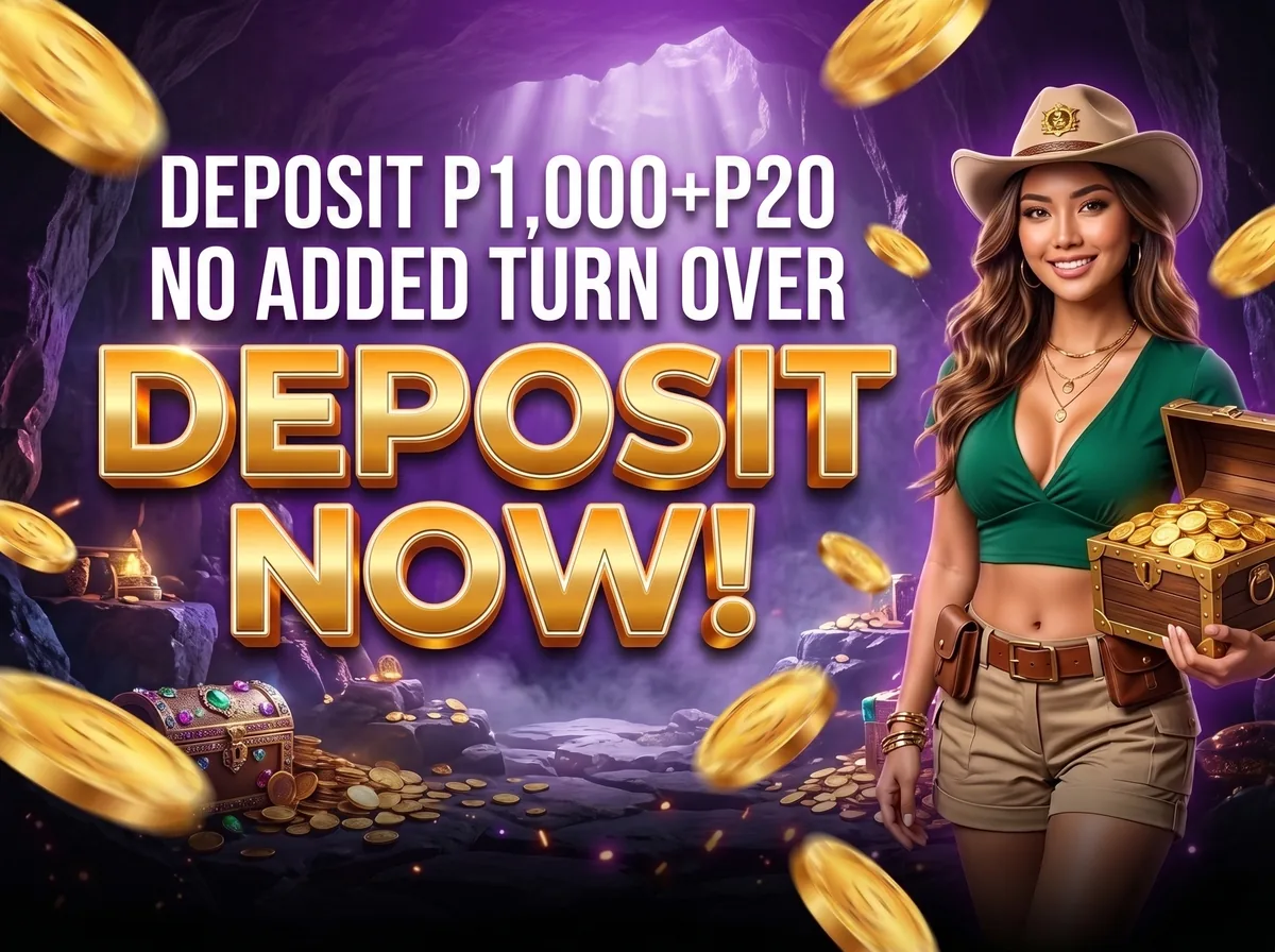 Deposit ₱1,000 → get ₱20 free